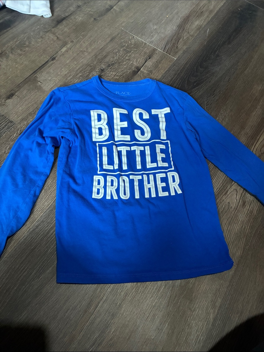The Children's Place Blue "Best Little Brother" Long Sleeve Tee